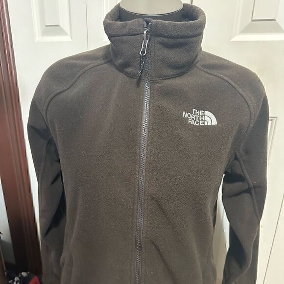 The North Face Womens Medium Brown Fleece Jacket - Picture 1 of 5